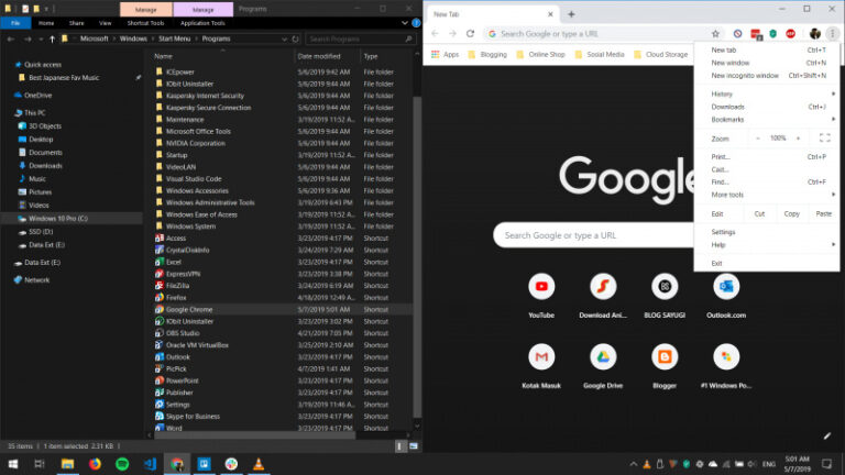 Cara Mematikan Dark Mode di Google Chrome 74!