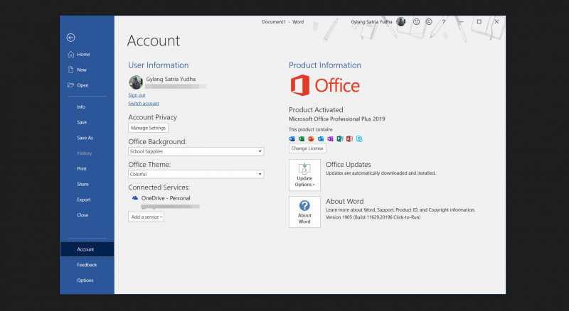 cara update office 2019