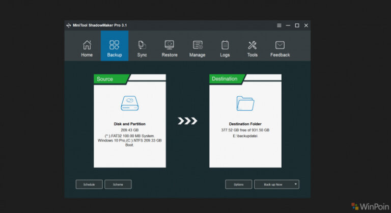 Review : MiniTool ShadowMaker - Software Backup Minimalis Tapi Powerfull!