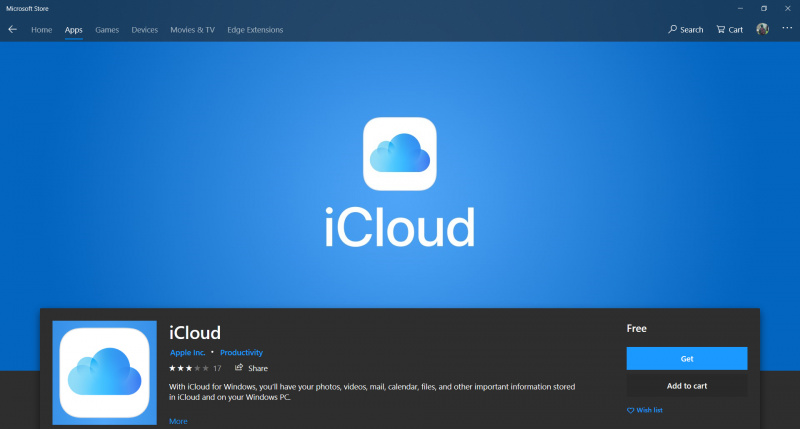 Aplikasi Apple iCloud Sekarang Tersedia di Microsoft Store!