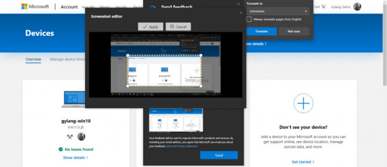 Feedback Tool Microsoft Edge Dapat Fitur Screenshot Editor!