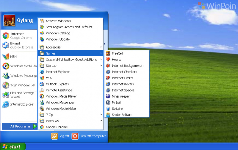 Windows XP Internet Games on Windows 7