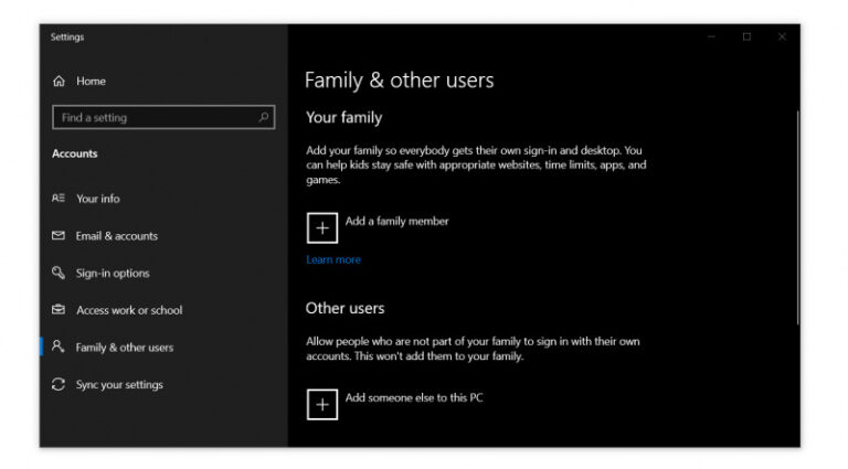 Microsoft family safety как отключить