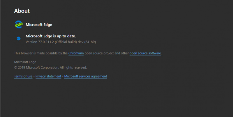Microsoft Rilis Microsoft Edge Dev Build 77.0.211.2 Dengan Fitur Baru?