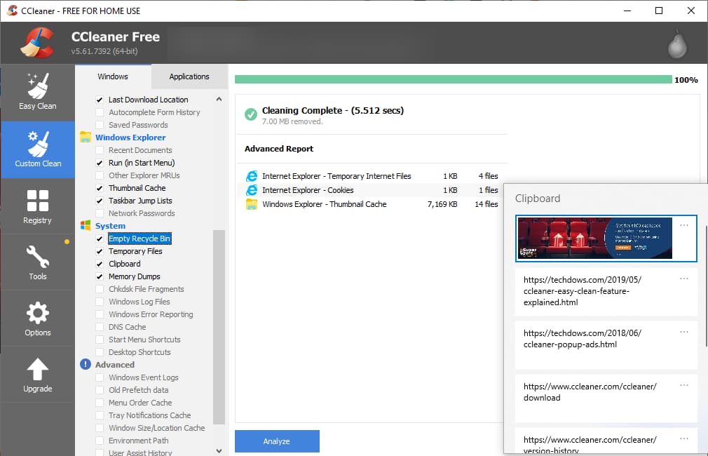 CCleaner Sekarang Bisa Hapus Clipboard History Windows 10!