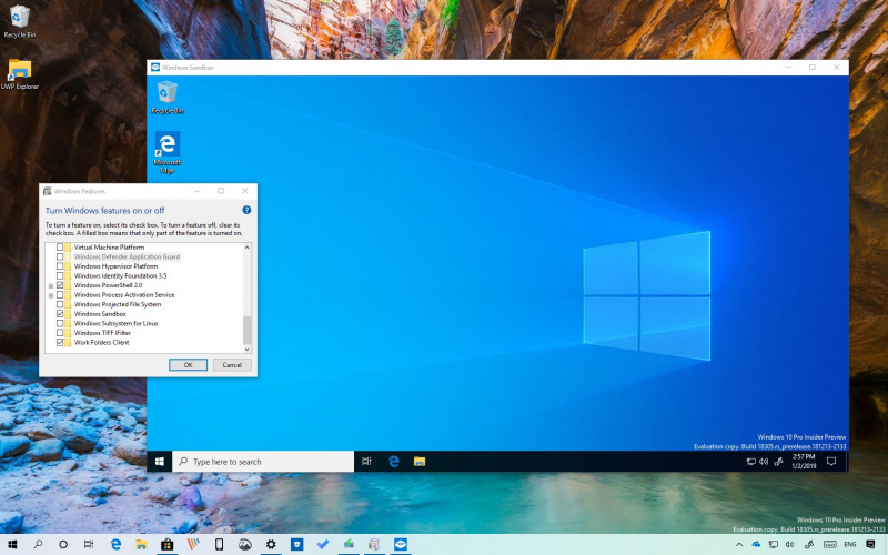 windows sandbox windows 10