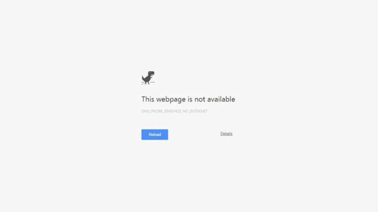 dns probe finished no internet chrome os