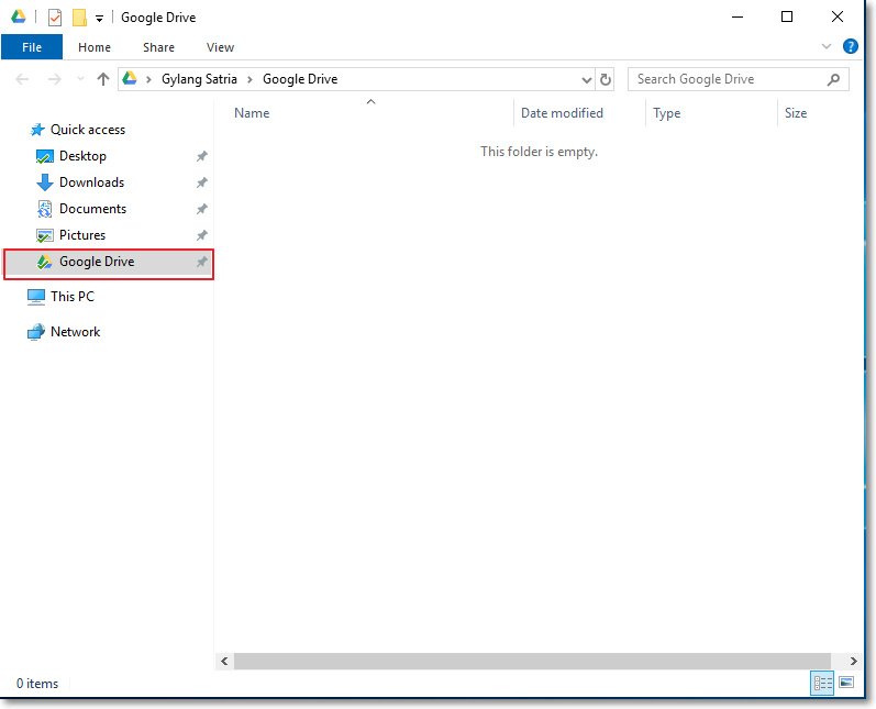 Cara Menambahkan Google Drive Pada Halaman Navigation Pane Di File Explorer Windows 10 Winpoin