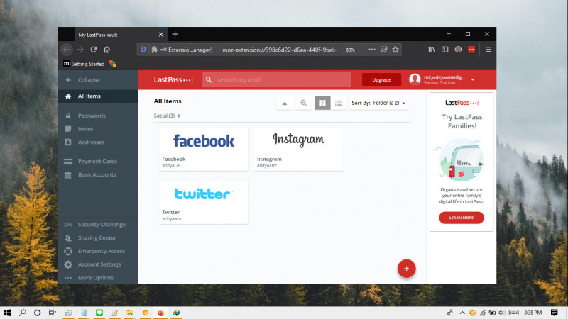 lastpass extension mozilla