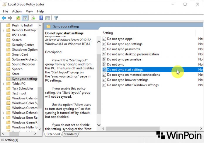 Cara Mematikan Sinkronasi di Windows 10 dengan Group Policy Editor