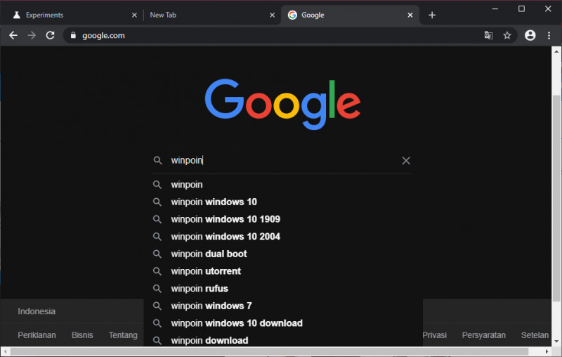 Cara Mengaktifkan Tema Gelap pada Semua Website di Google Chrome | WinPoin
