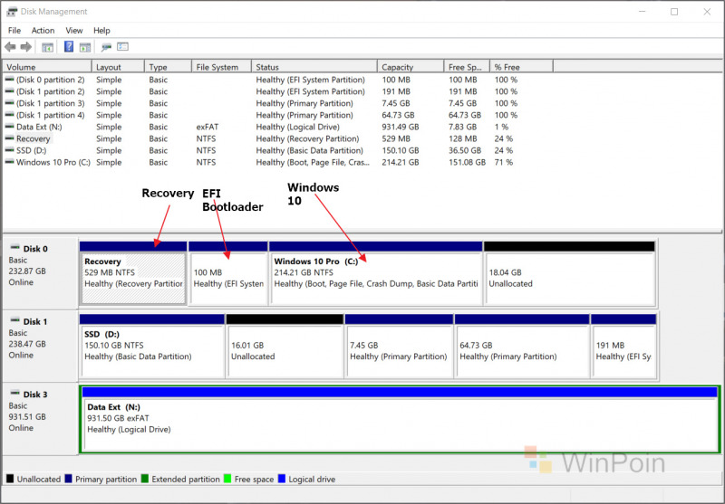 windows 10 oem partition