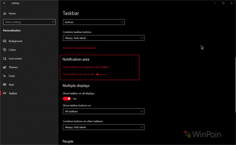 action center on windows 10