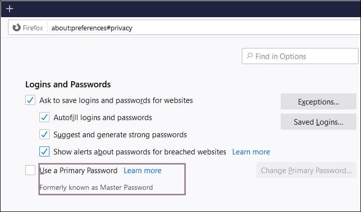 Create Primary Password Firefox-Ganti-Nama-master-Password-Menjadi-primary-Password-1 | WinPoin