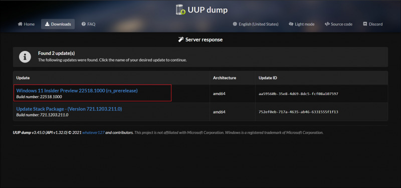 Cara Download Windows 11 Insider Build 22518 Dari UUP Dump - WinPoin