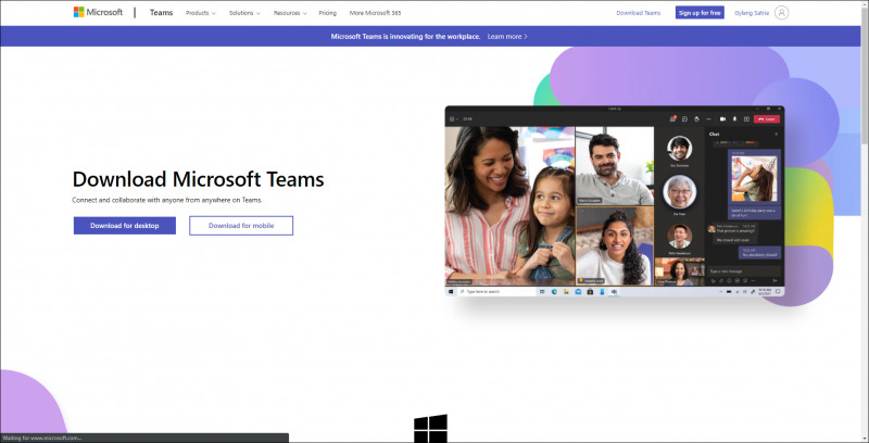 install microsoft teams in windows 10