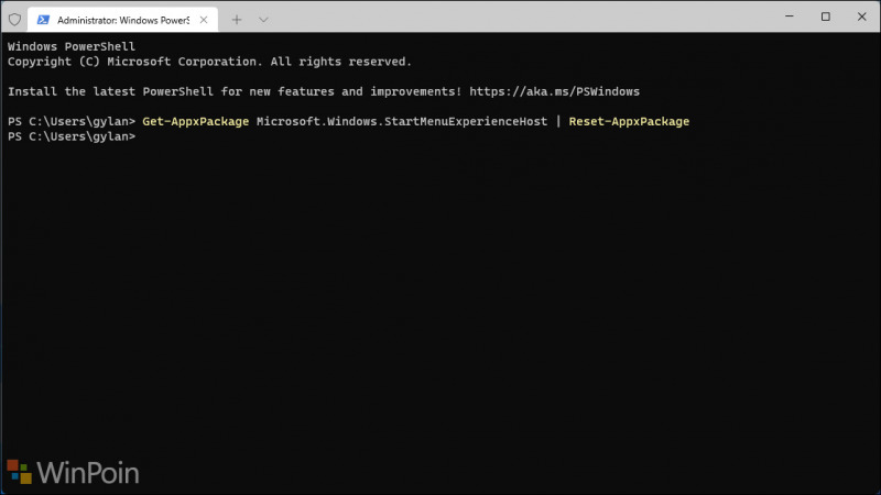 Cara Reset Layout Start Menu di Windows 11 - WinPoin