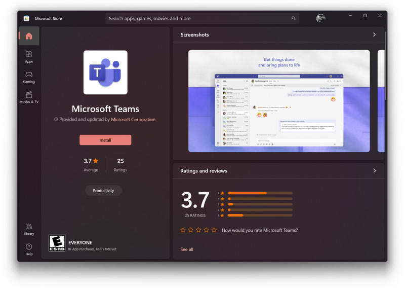 Microsoft Teams Akhirnya Hadir di Microsoft Store - WinPoin