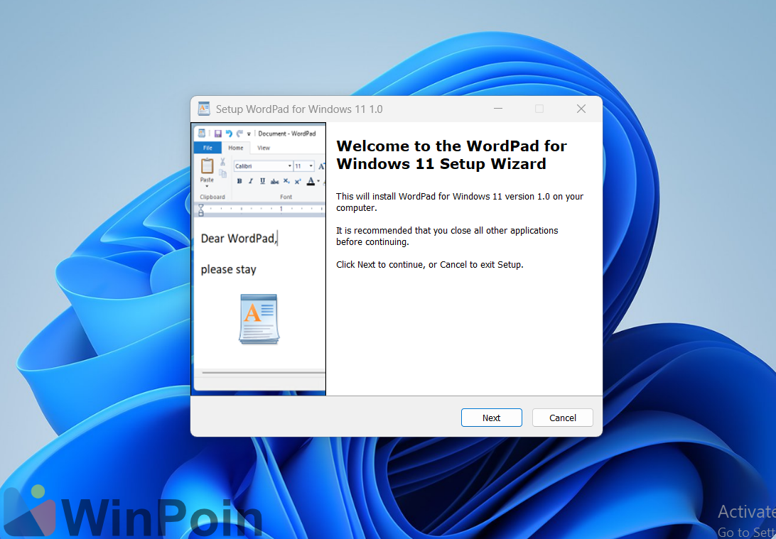 Cara Download Dan Install Kembali Wordpad Di Windows Winpoin