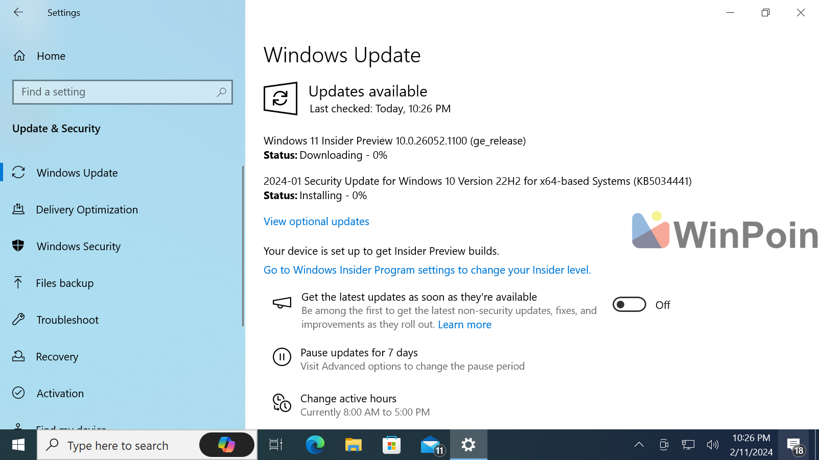 Cara Menghentikan Proses Windows Update Di Windows 11 Winpoin 0200