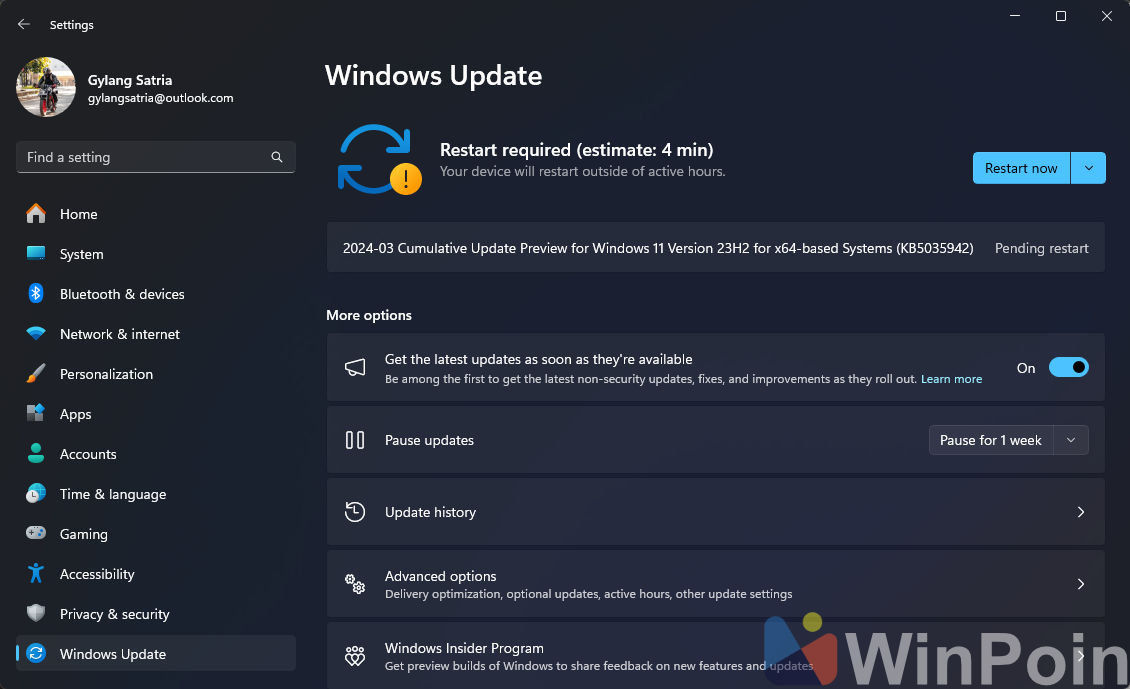 Microsoft Rilis Preview Update KB5035942 Untuk Windows 11