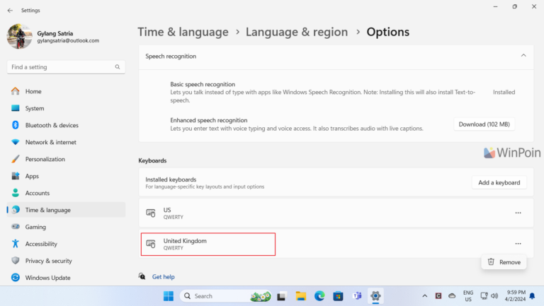 Cara Mengganti Layout Keyboard di Windows 11 | WinPoin