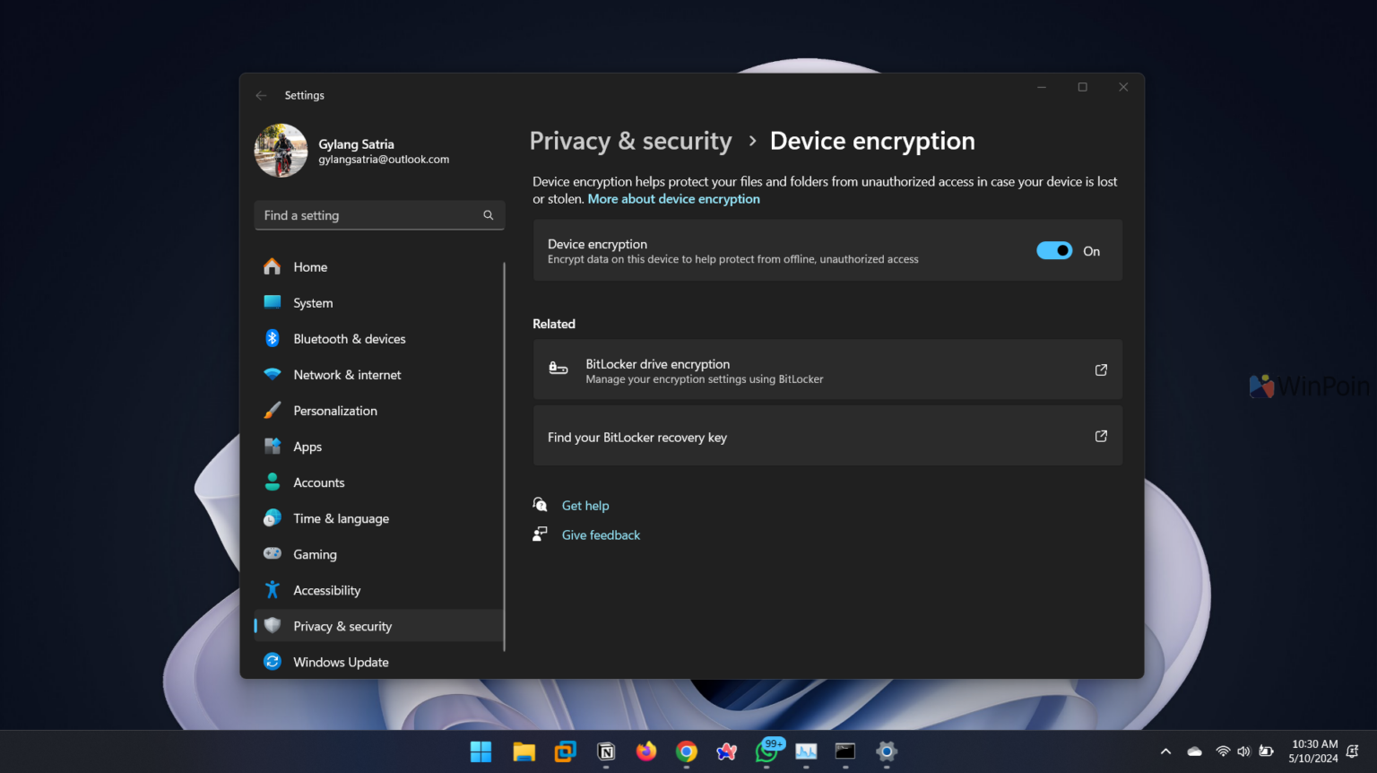 Kenapa device encryption di windows 11 wajib kamu aktifkan winpoin
