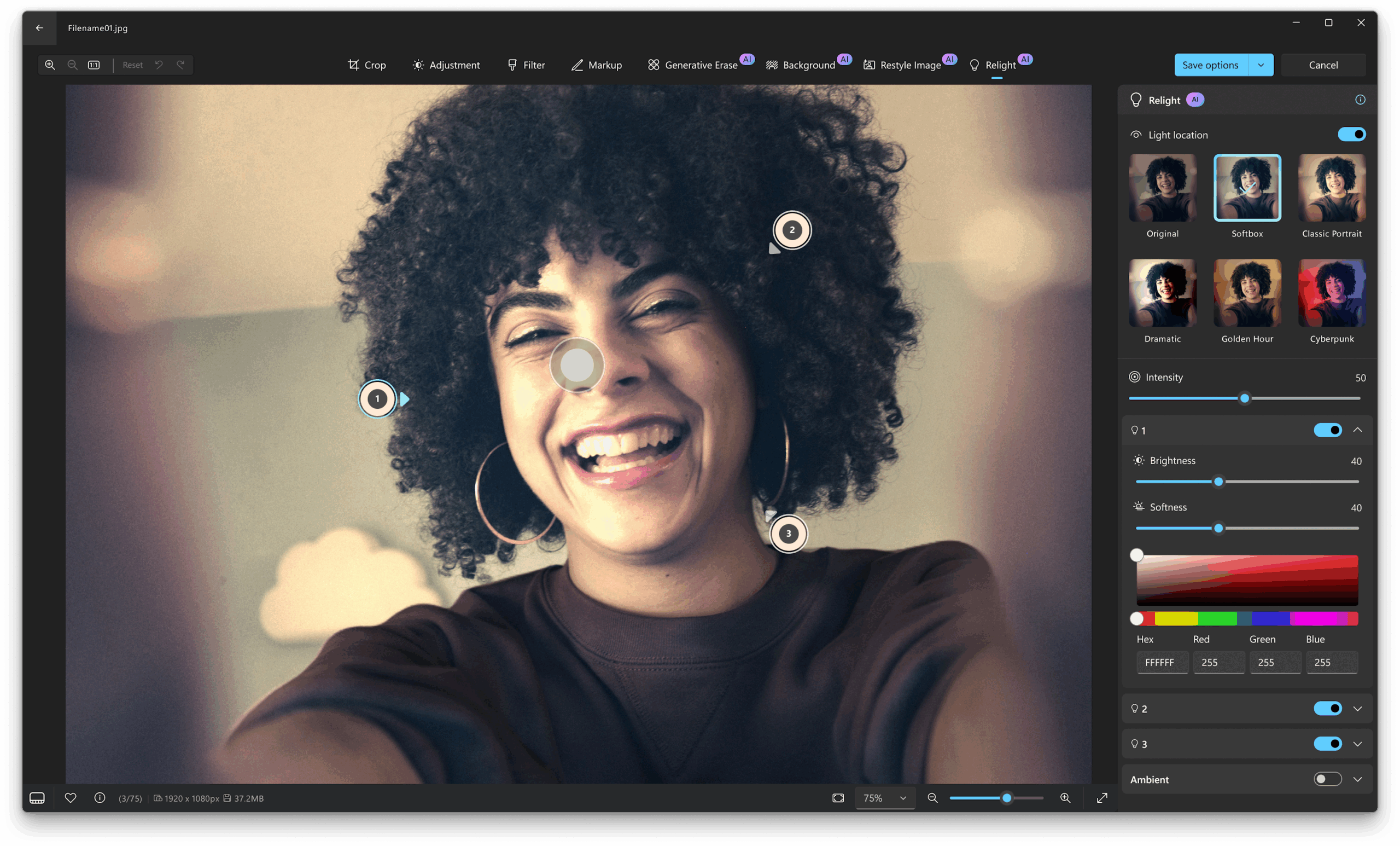 Microsoft Photos Dapatkan Fitur Light Control Bertenaga AI