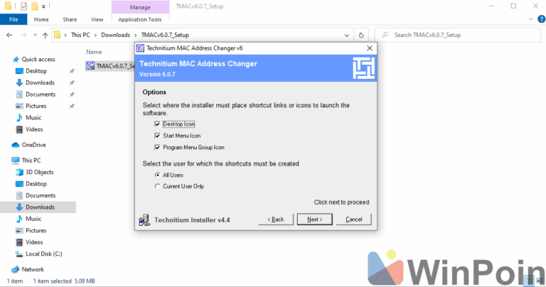 Windows Address Changer Cara Ubah Mac Address Dengan Technitium MAC Address Changer | WinPoin