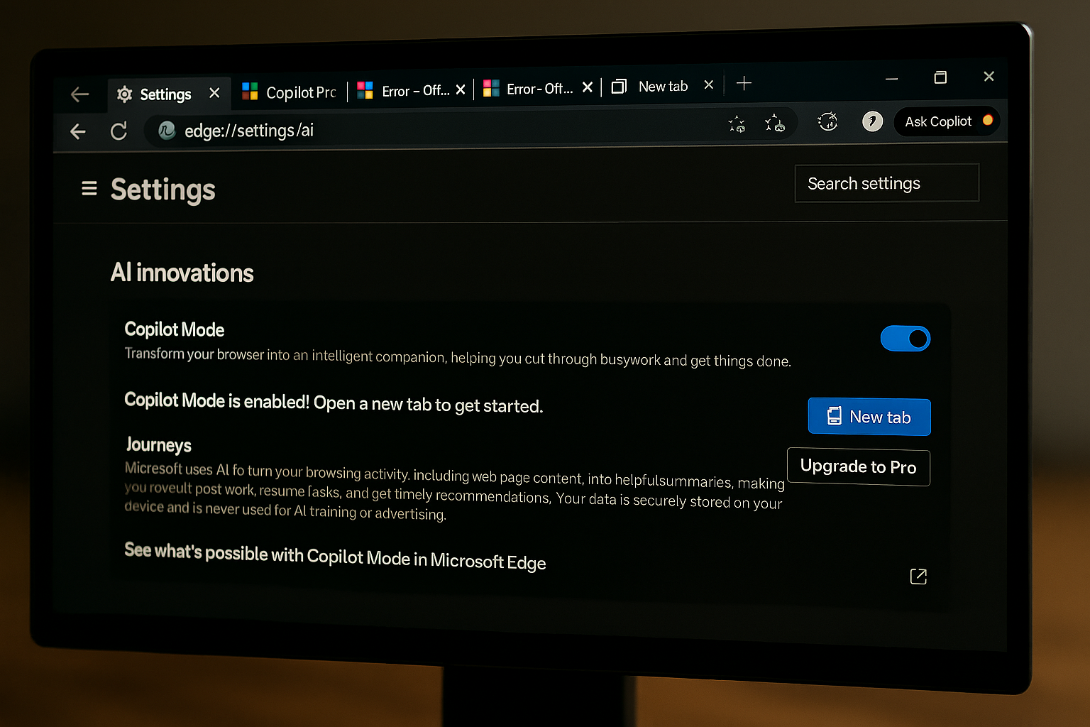Fitur AI Ringkasan Browsing Hadir di Edge Windows 11 – $20/Bulan