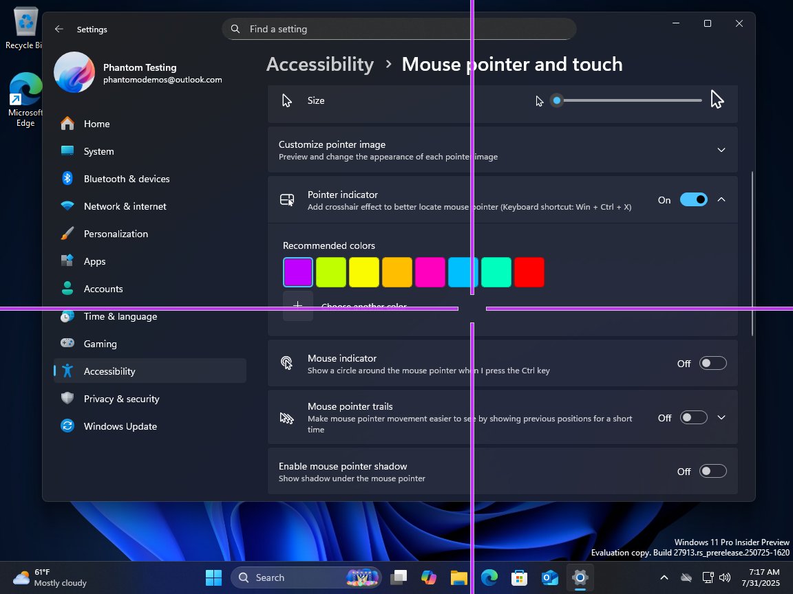 Microsoft Hadirkan Kembali Fitur Aksesibilitas Pointer Indicator di Windows 11