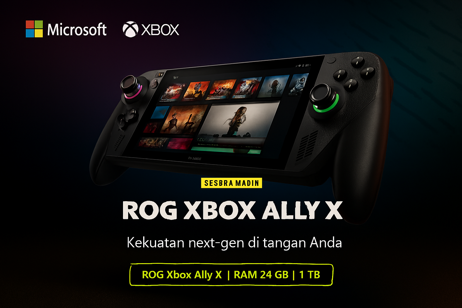 ROG Xbox Ally Dan Ally X Dikonfirmasi Segera Hadir di Indonesia