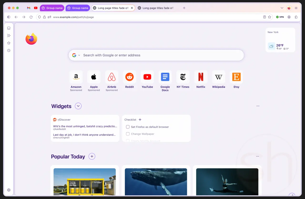 Mozilla Siapkan Desain Baru Firefox “Nova”, Tampil Lebih Modern dengan UI Mengambang