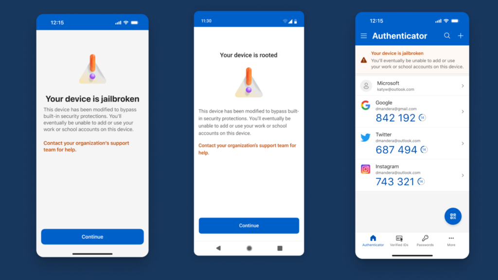 Microsoft Authenticator Akan Blokir Smartphone Root dan Jailbreak Mulai 2026