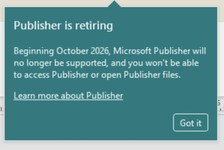 Resmi, Microsoft Publisher Diakhiri Tahun Ini, Pengguna Tuangkan