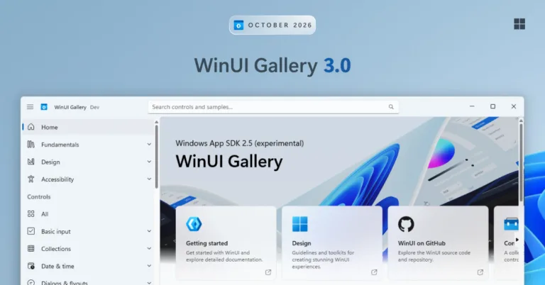 Microsoft Update WinUI Gallery 3.0, Developer Kini Bisa Jajal Fitur Windows Lebih Awal